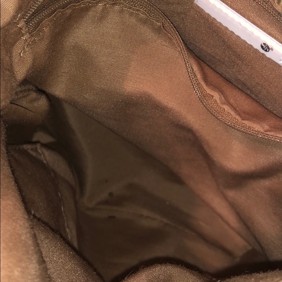 Strap bag, brown with pretty patterns - Picture 2 of 3